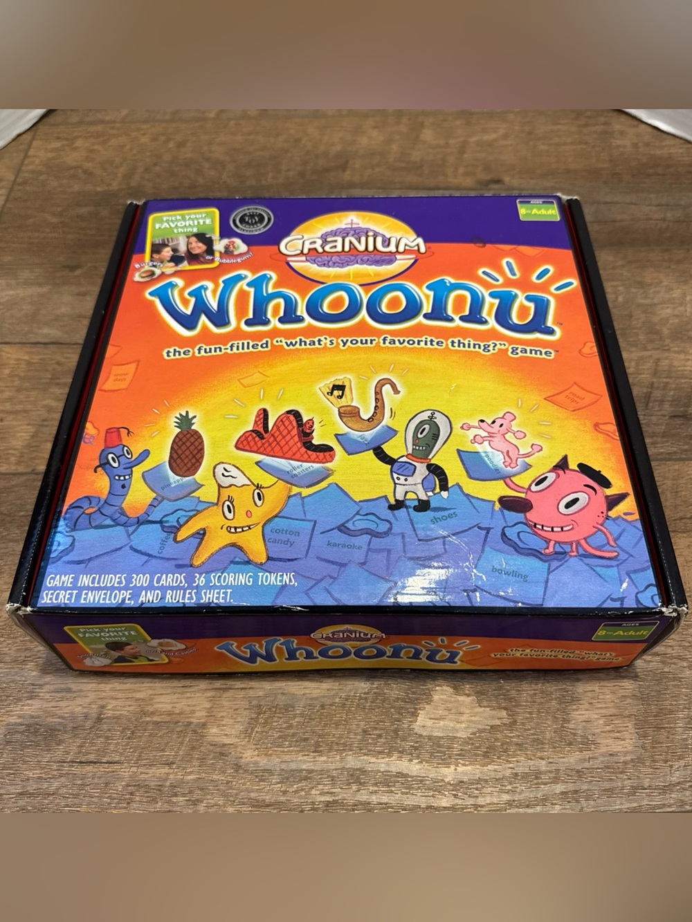 Cranium Whoonu Board Game Family Party Game Ages 8+ 3-6 Players